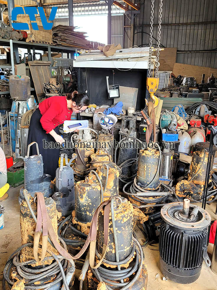 Dịch vụ sửa chữa máy bơm chìm nước thải nhanh chóng, uy tín, giá tốt