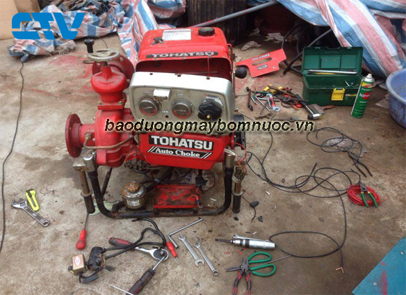 Hướng dẫn bảo dưỡng máy bơm cứu hỏa Tohatsu đúng cách