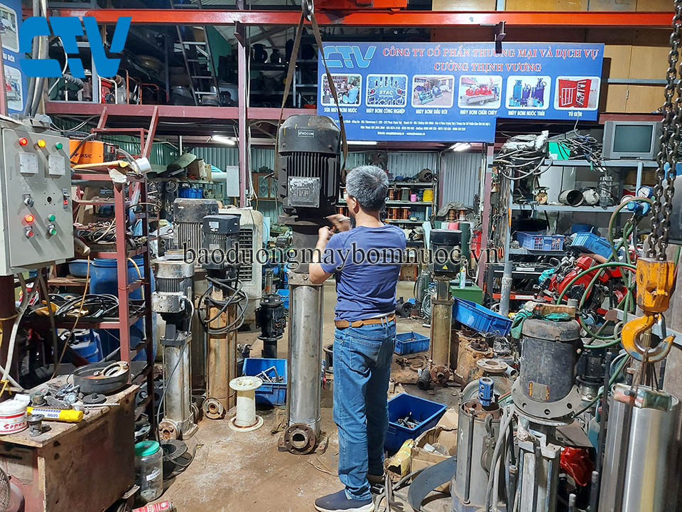 Bảo dưỡng máy bơm trục đứng Ebara uy tín