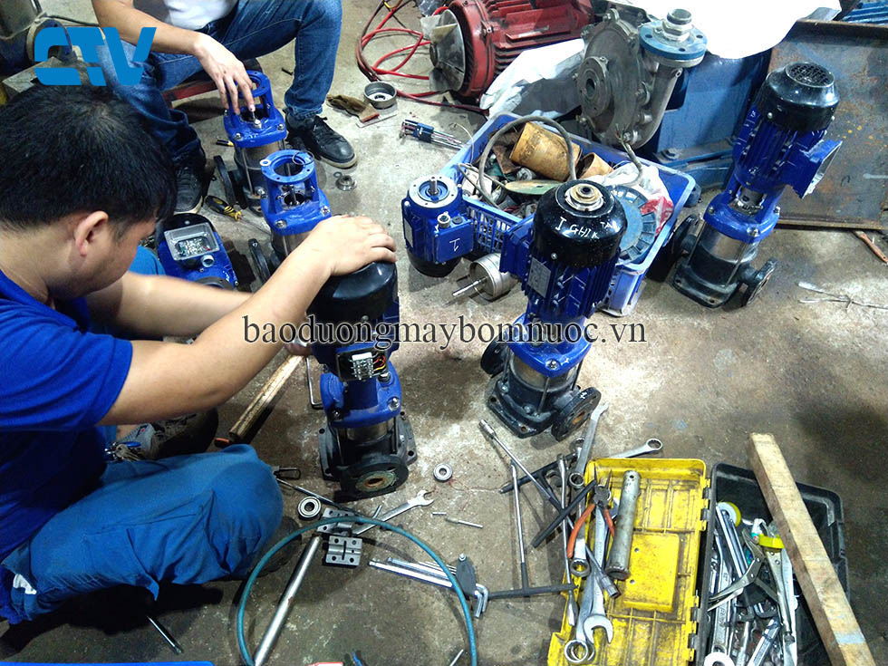 Bảo dưỡng máy bơm đa tầng cánh trục đứng KSB uy tín, chuyên nghiệp