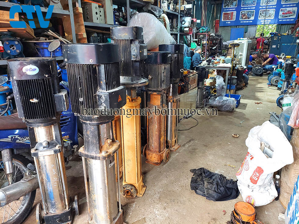 Bảo dưỡng máy bơm đa tầng cánh trục đứng CNP uy tín, chuyên nghiệp